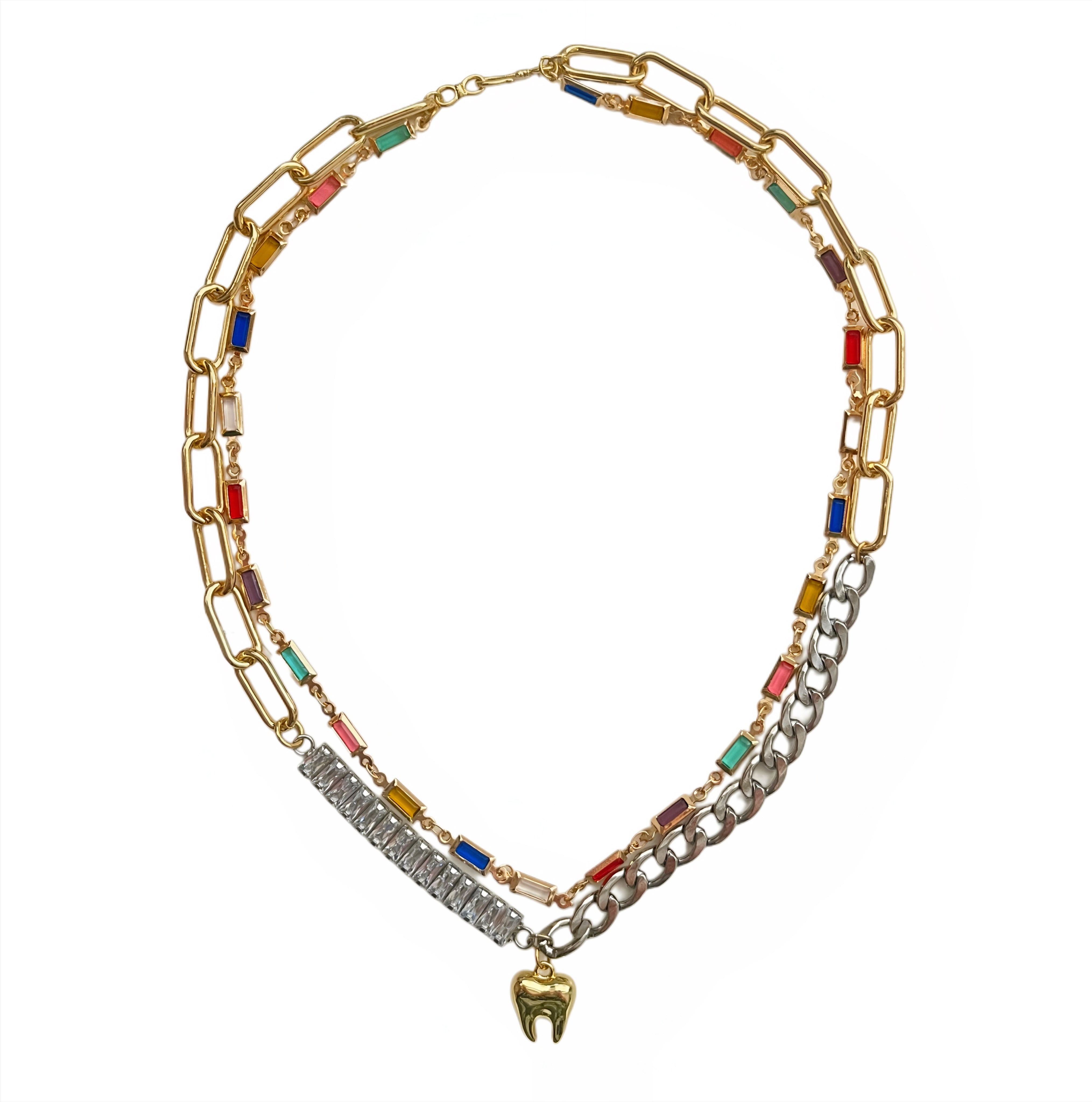 BRITS & SCRAPS - SID + NANCY NECKLACE