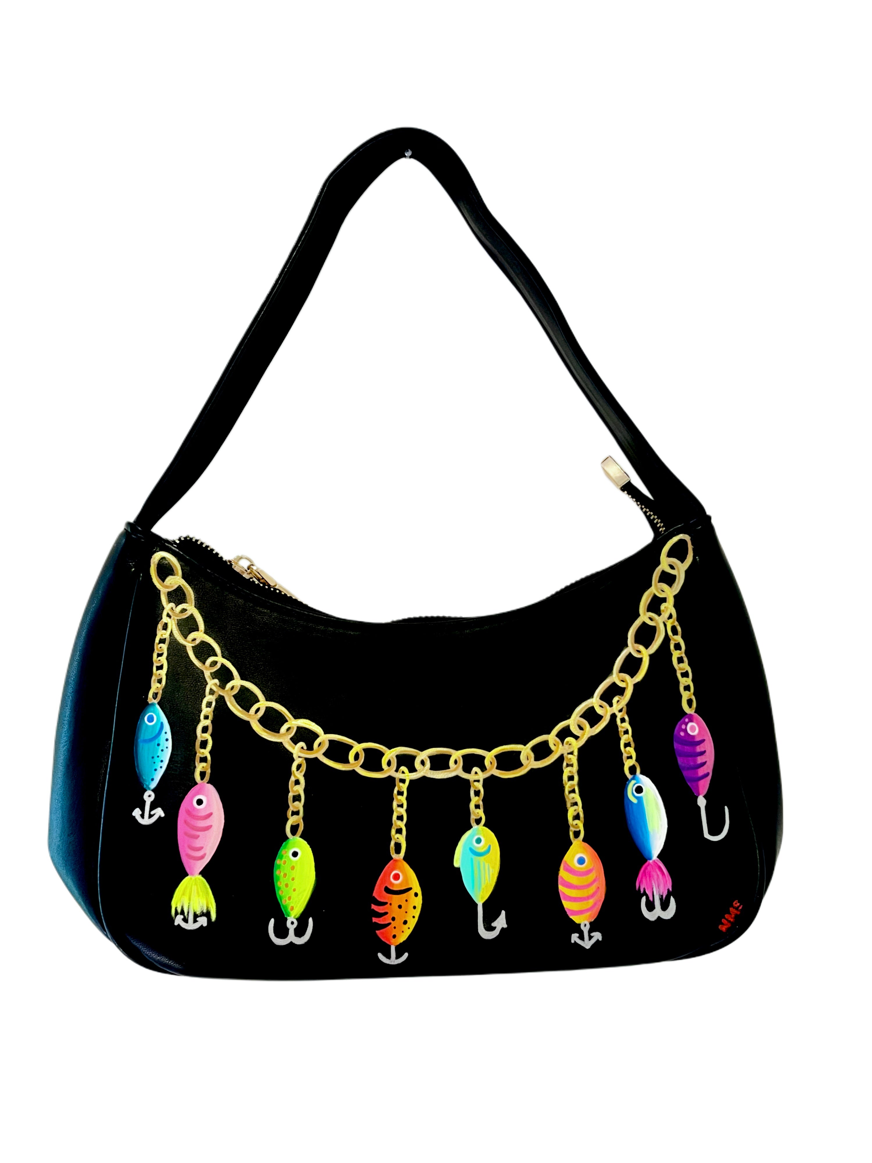 CUSTOM PAINTED CHARMIE BAG