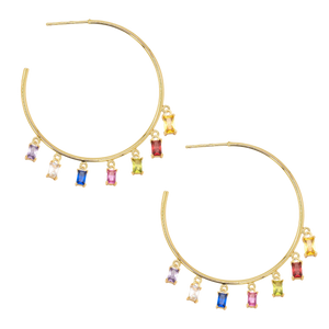 STAINED GLASS HOOPS