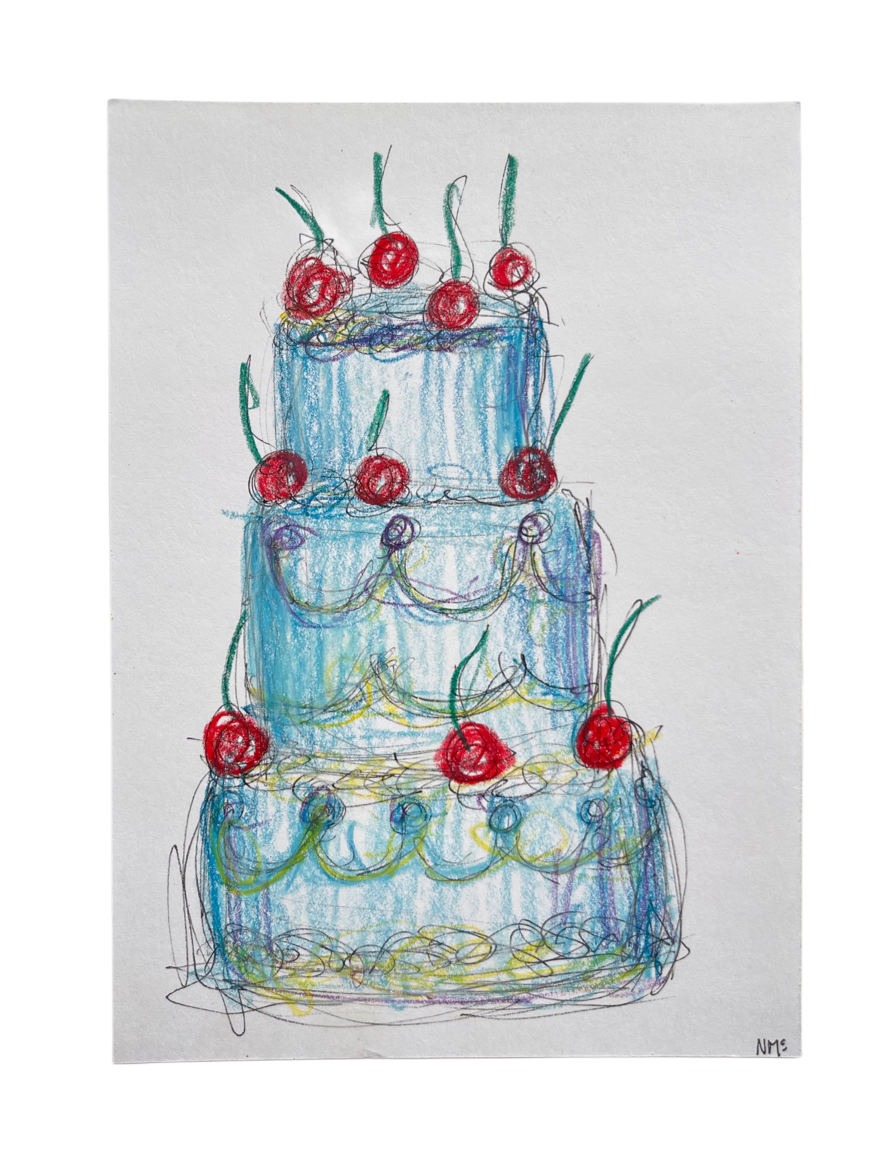LiL DRAWING: BLUE CAKE