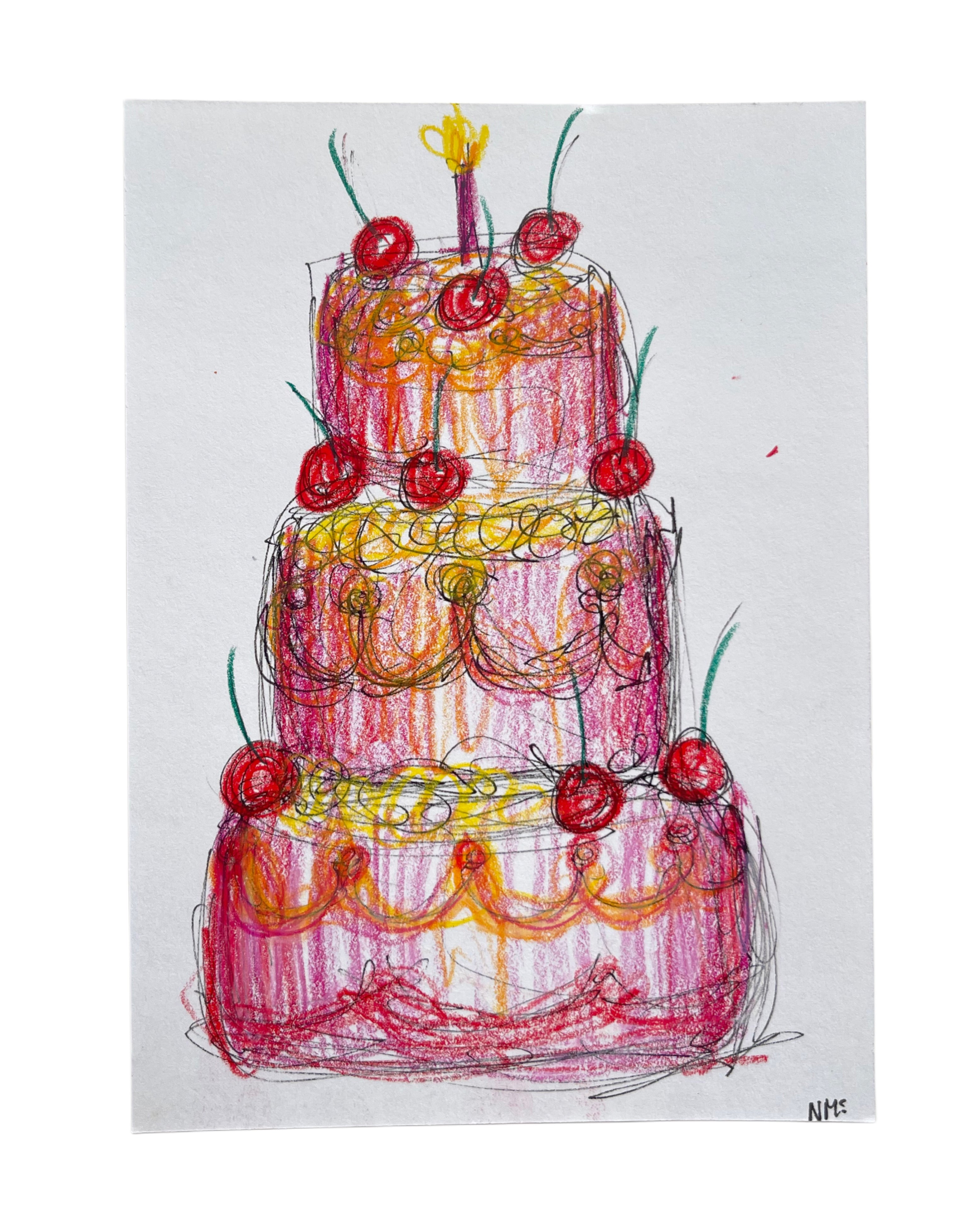 LiL DRAWING: PINK CAKE