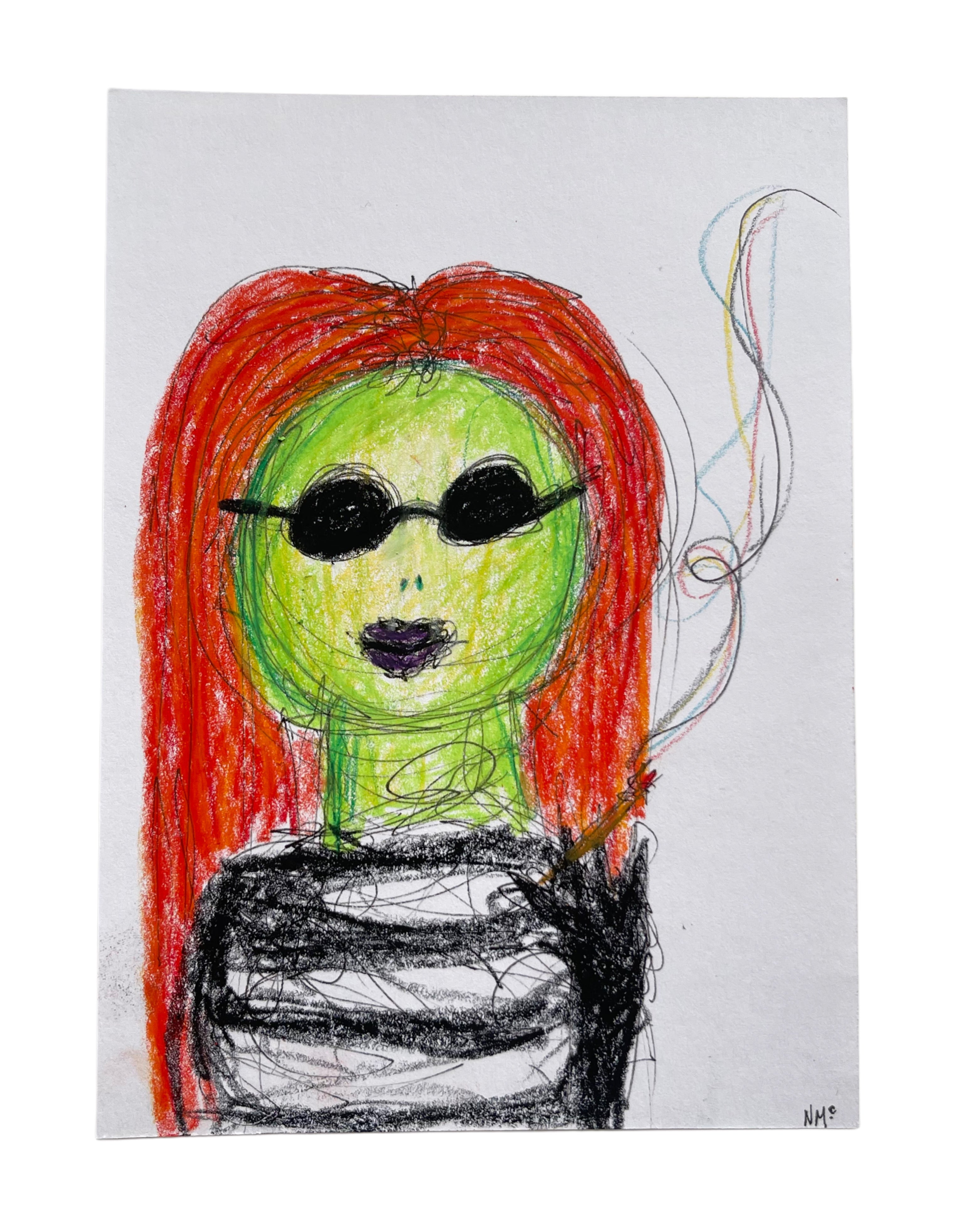 LiL DRAWING: GREEN CHICA
