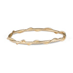 Load image into Gallery viewer, The Natalie McMillan 14k Gold Marina Bangle is a beautiful sculpturesque piece of jewelry that is sure to be on your wrist for years to come.
